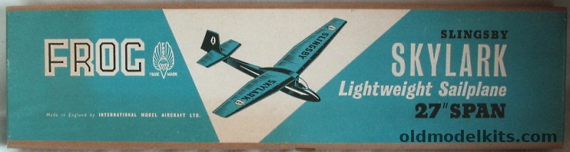 Frog Slingsby Skylark Lightweight Flying Sailplane Model Kit, 727G-K plastic model kit